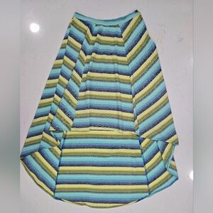 Vintage RVCA BoHo Y2K 90's Rare Skirt Short In Front & Long In The Back Size S